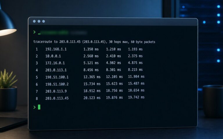 Tester sa connexion avec traceroute sous Linux — tutoriel Linux Celtic Informatique