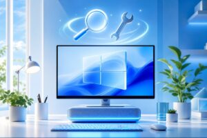 Illustration pour guide de réparation Windows 11