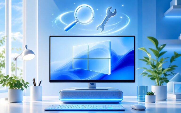 Illustration pour guide de réparation Windows 11