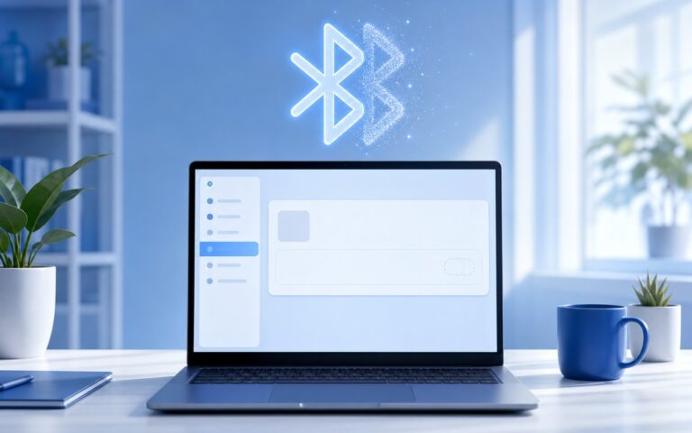 Illustration dépannage Bluetooth disparu sous Windows 11