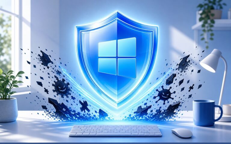 Bouclier de sécurité Windows Defender sous Windows 11