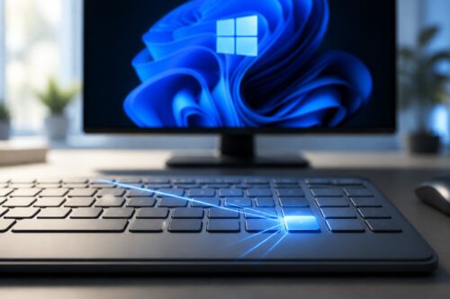 Clavier Windows 11 avec une touche de raccourci personnalisée dans PowerToys