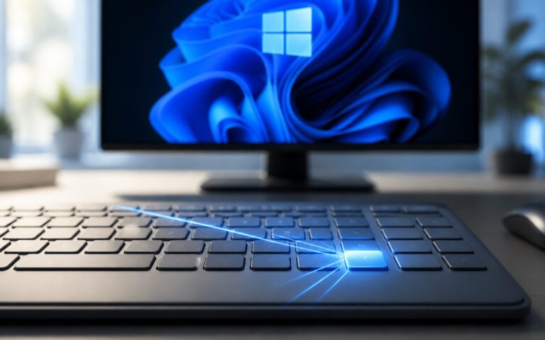 Clavier Windows 11 avec une touche de raccourci personnalisée dans PowerToys