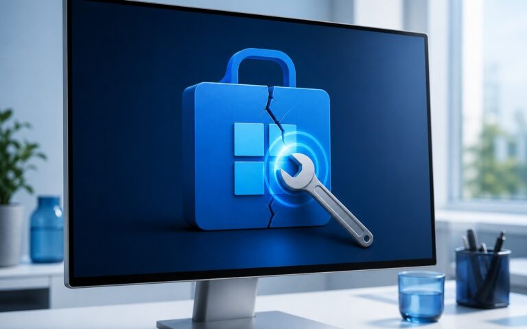 Microsoft Store Windows 11 en cours de réparation