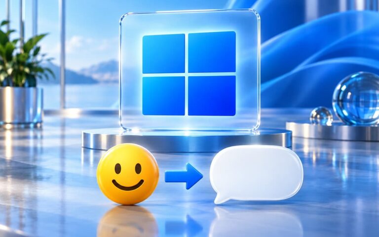 Raccourci emoji Windows pour insérer un emoji dans un message